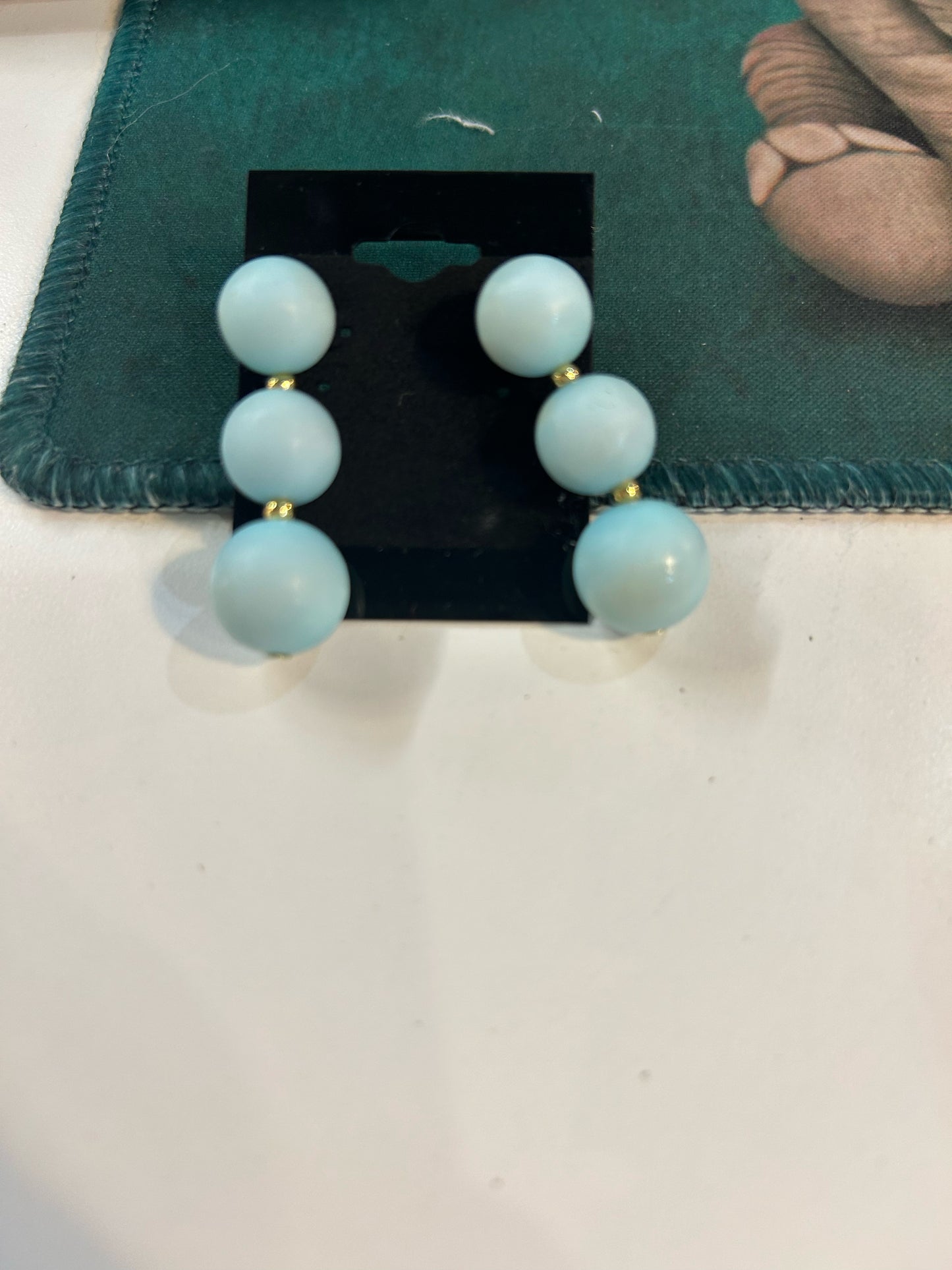 Gorjana Iris Blue Drop Earrings