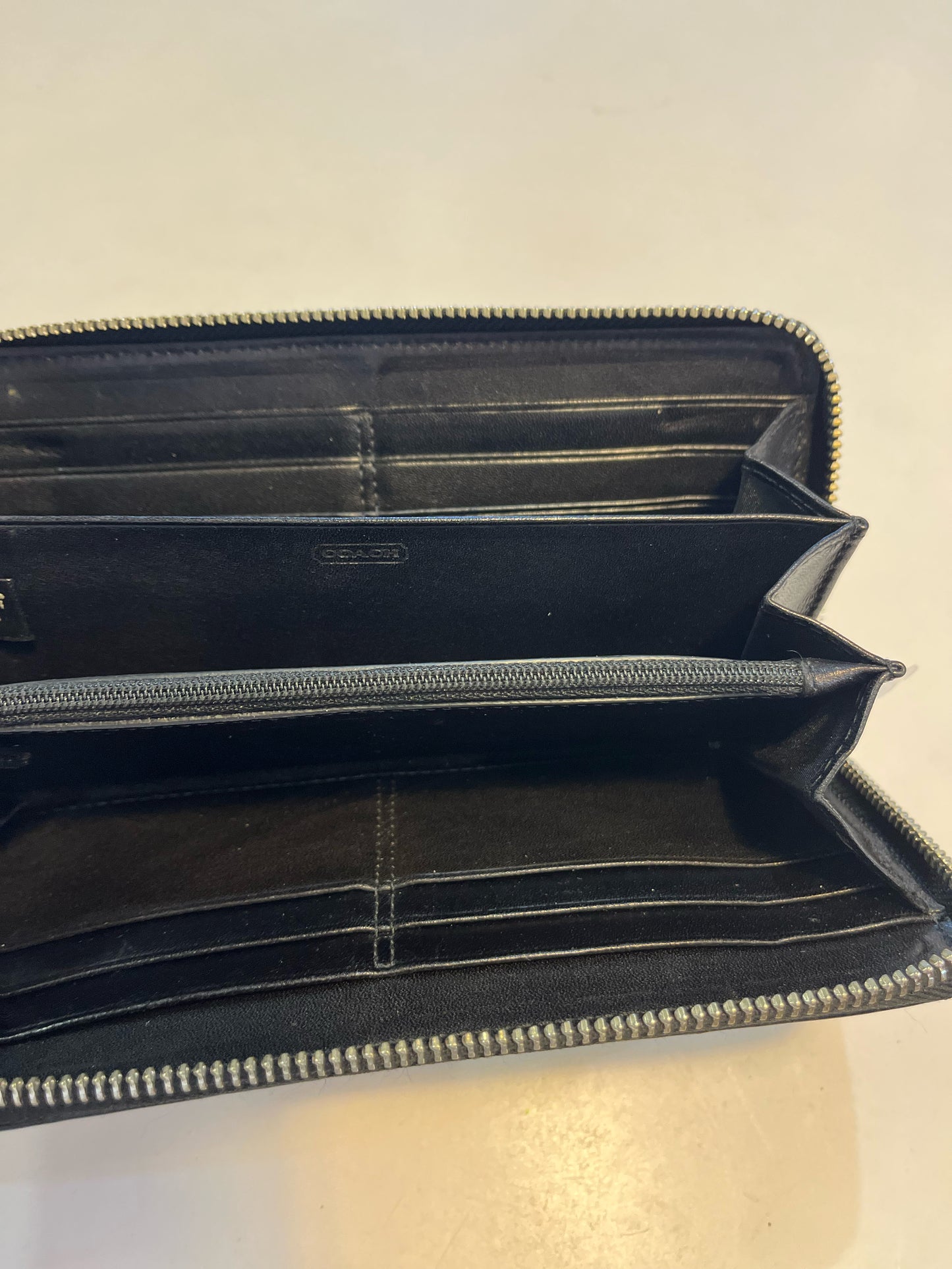 Coach Black Leather Wallet
