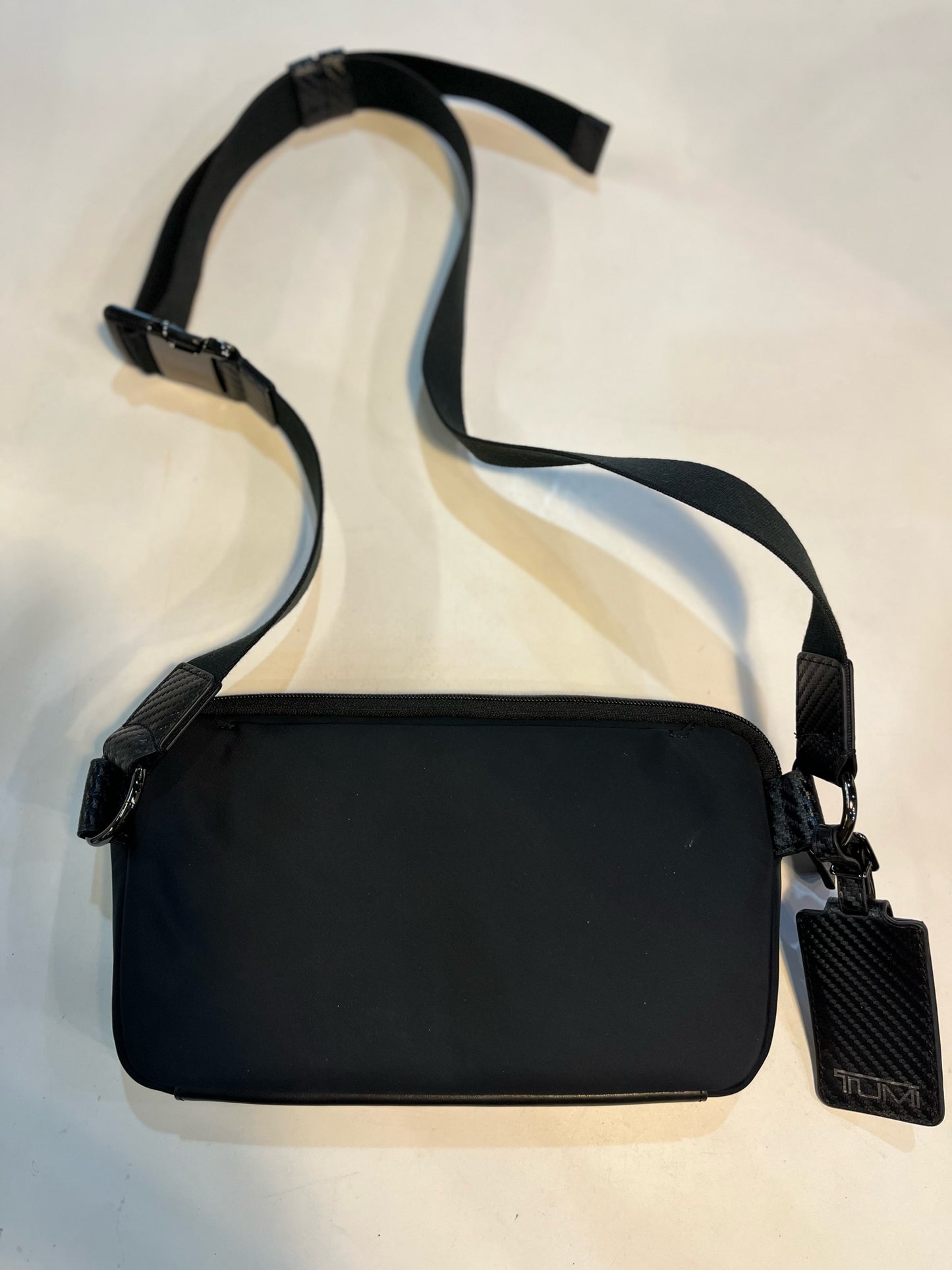 Tumi Black Canton Slim Waist Pack Crossbody