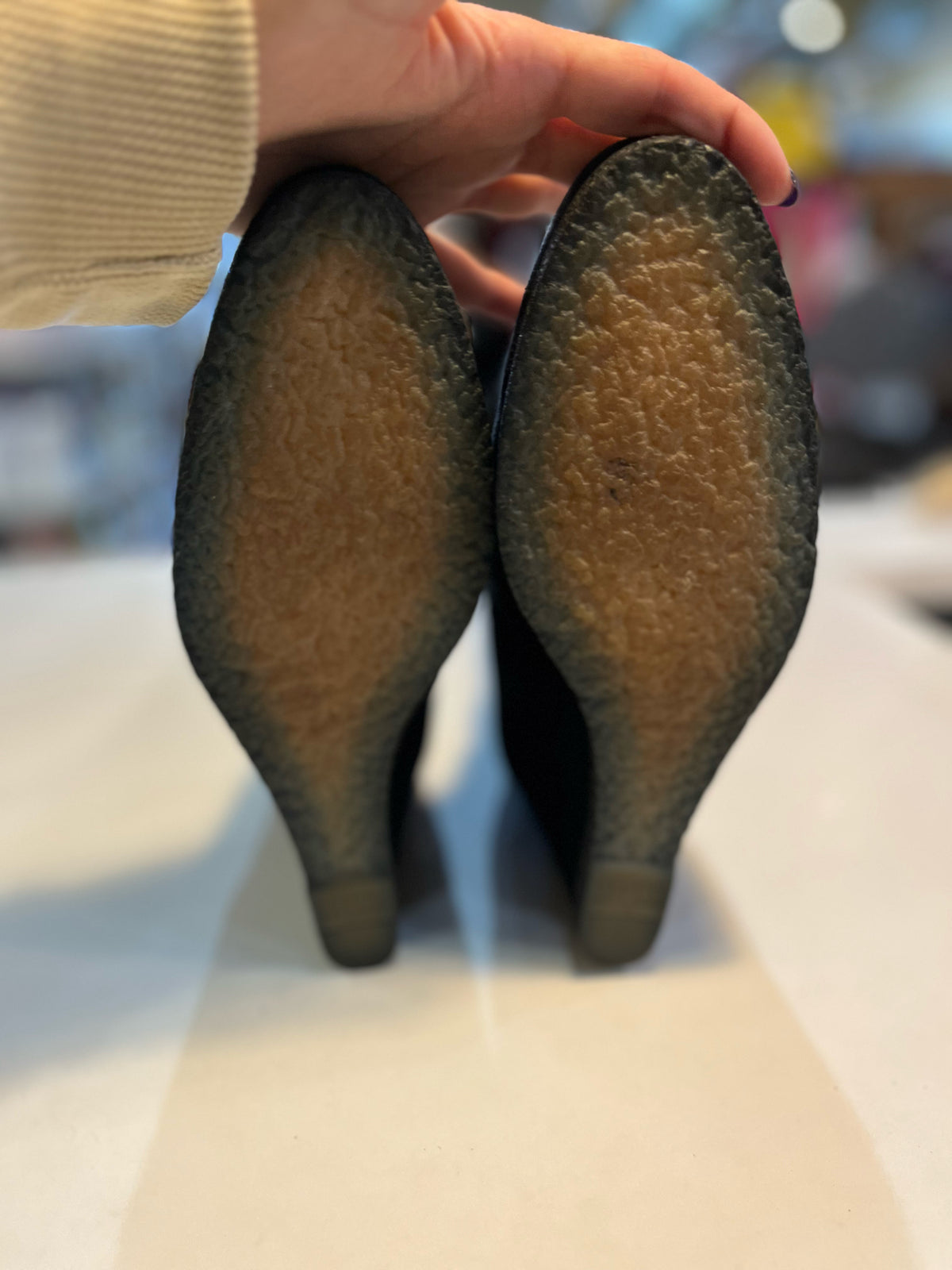 New Stuart Weitzman "Demiswoon Over-the-Knee Suede Wedge Boots