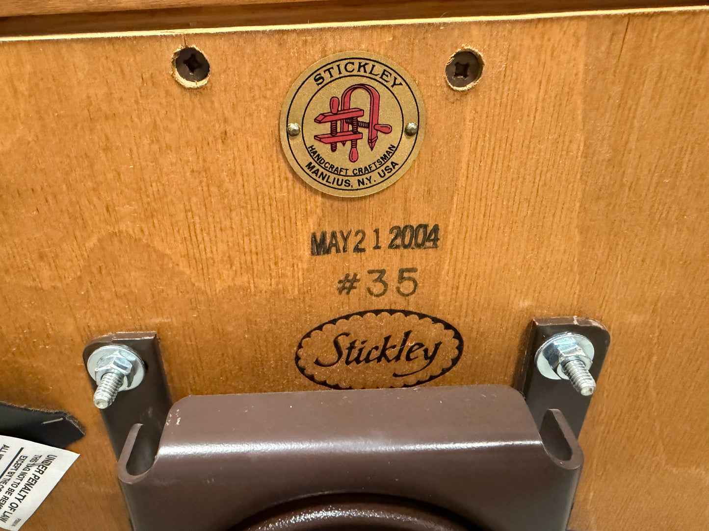 Stickley "Swivel Tilt Desk Chair" Desk Chair