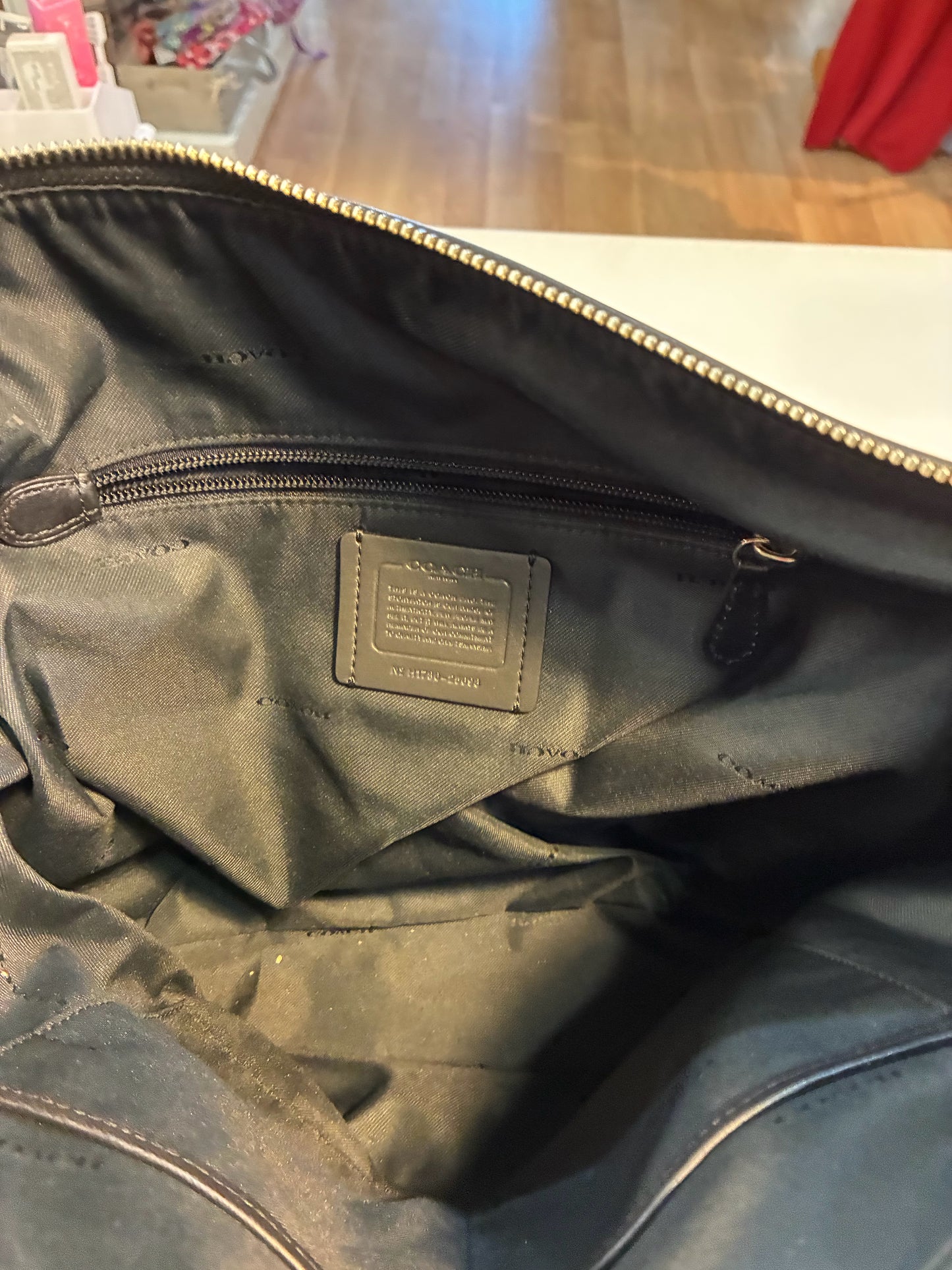 Coach “Signature Small Dufflette" Handbag