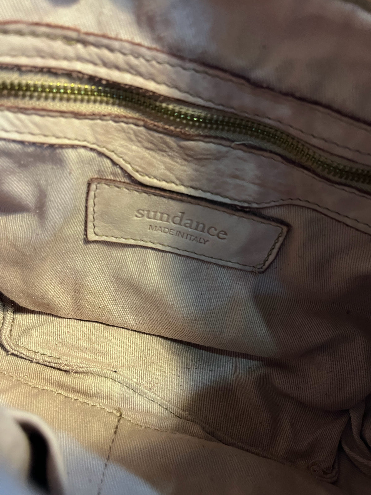 Sundance Woven Leather Shoulder Bag