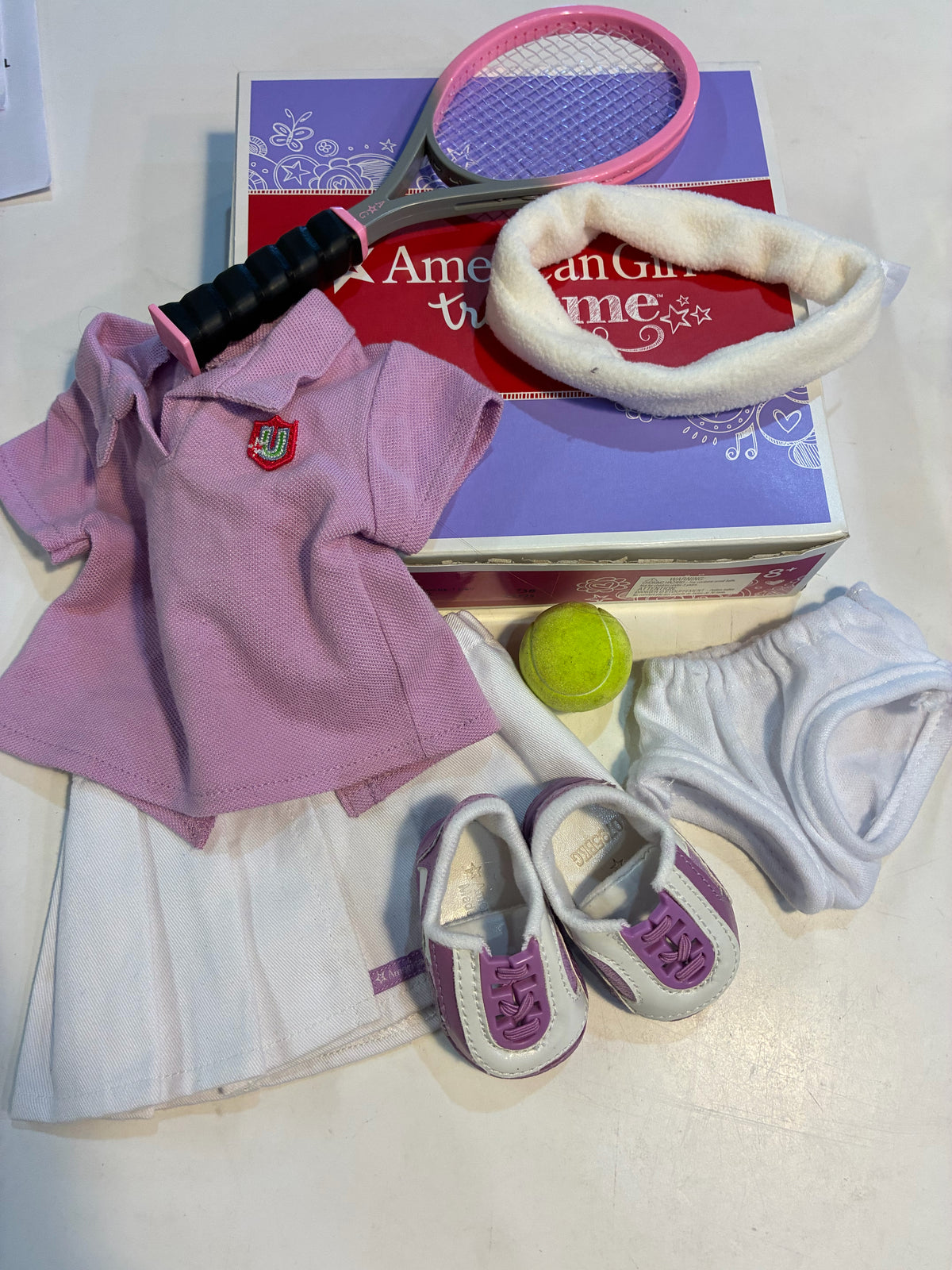 American Girl "Purple Tennis Outfit"