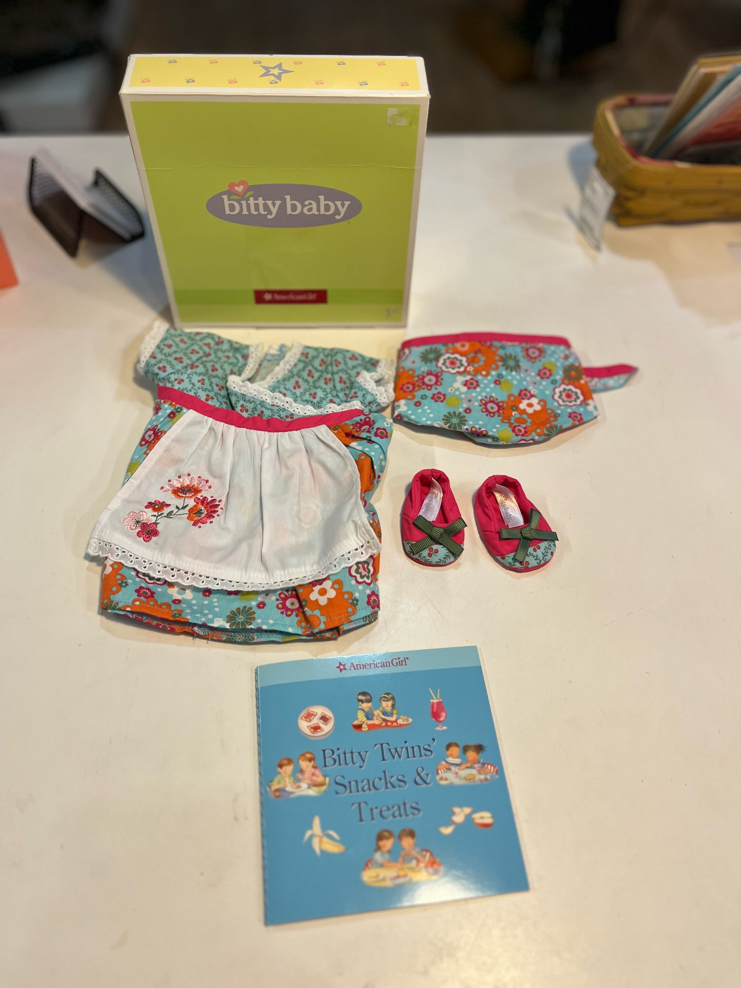 American Girl Bitty Baby "Twins Baking Outfit"