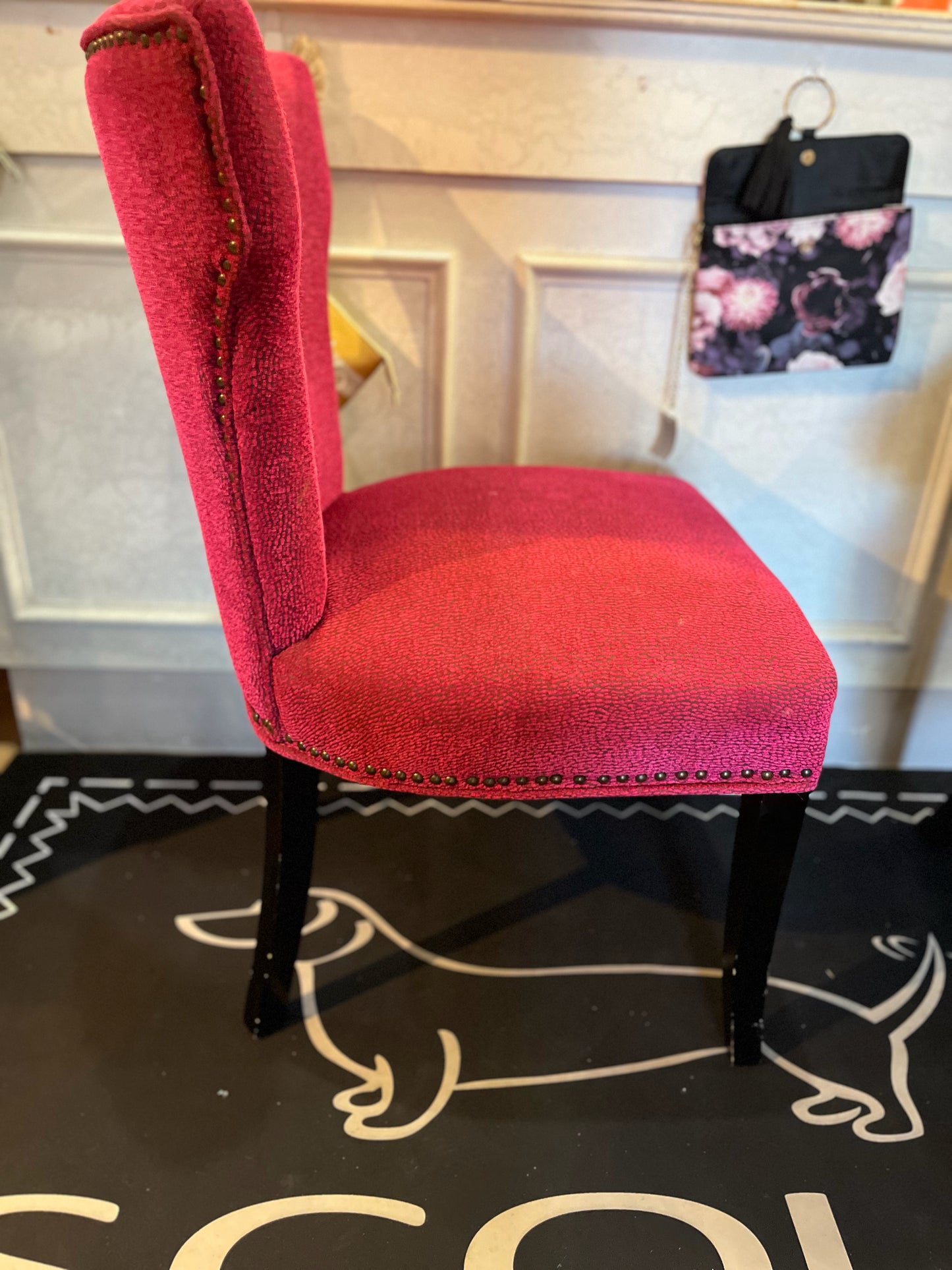 Set of Pink Accent Chairs