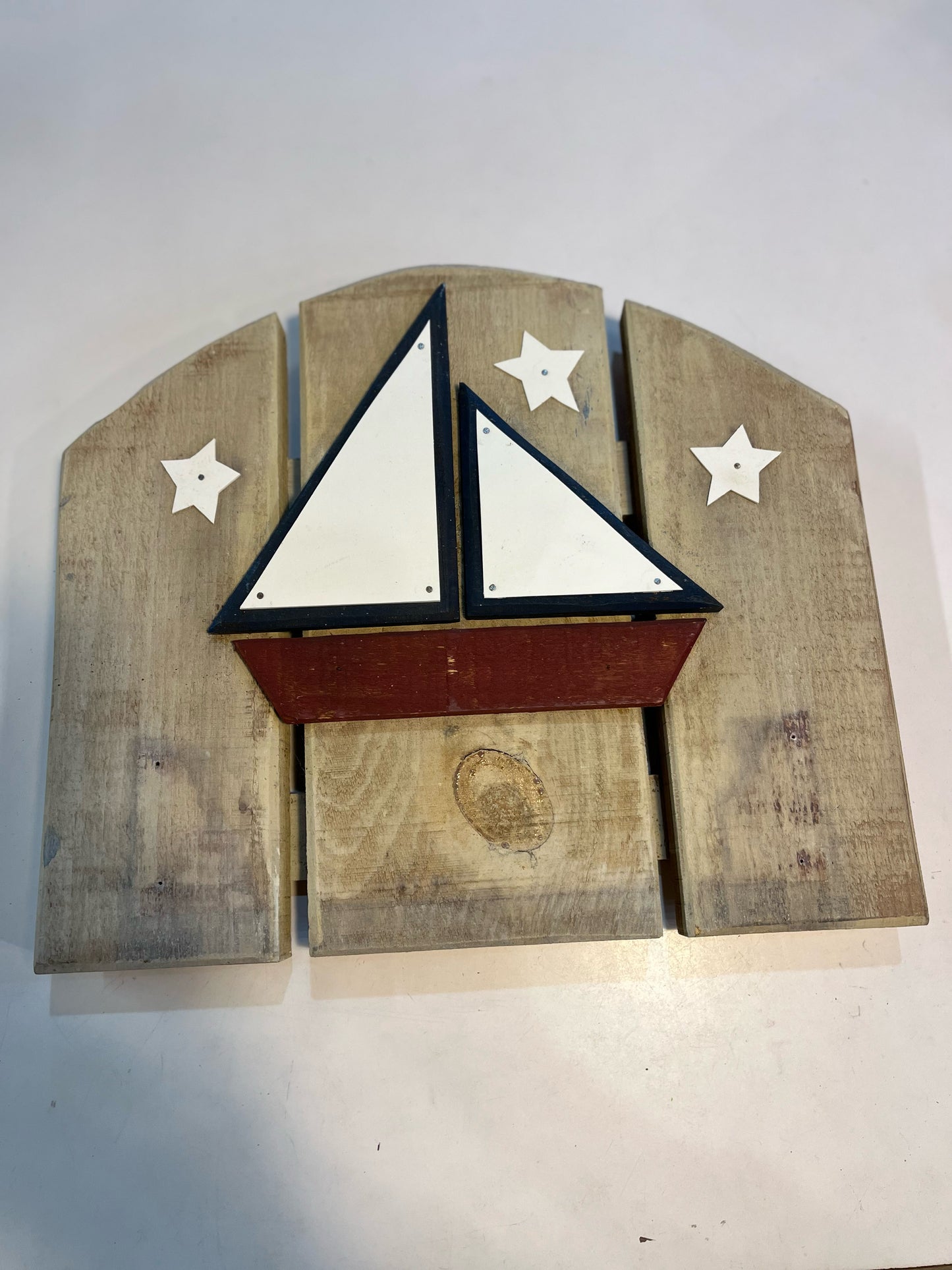 Wooden Ship Wall Decoration