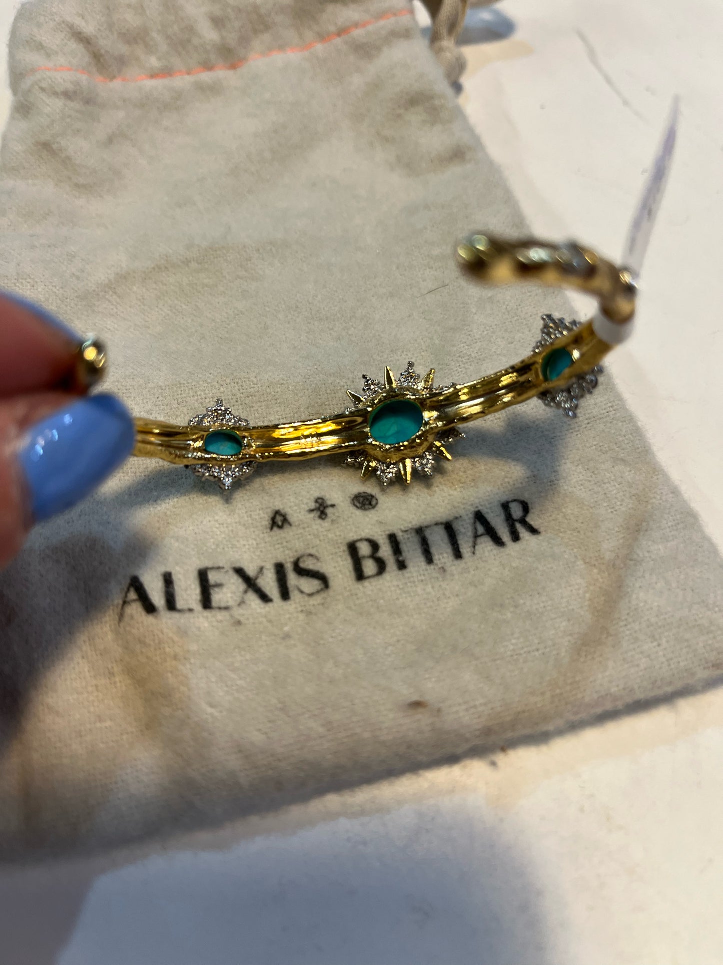 Alexis Bittar "Sunburst" Cuff Bracelet
