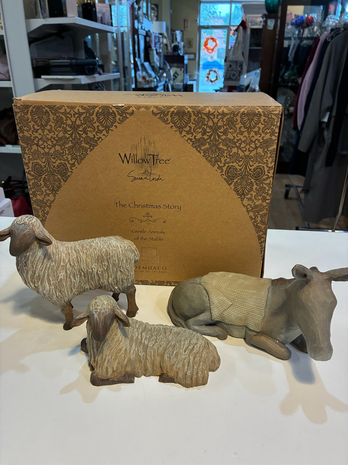 Willow Tree Christmas Story Gentle Animals of the Stable