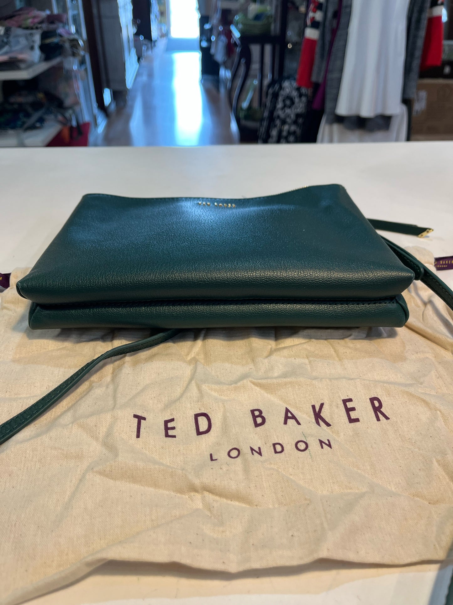 NWT Ted Baker "Daniibar Double Zip" Crossbody