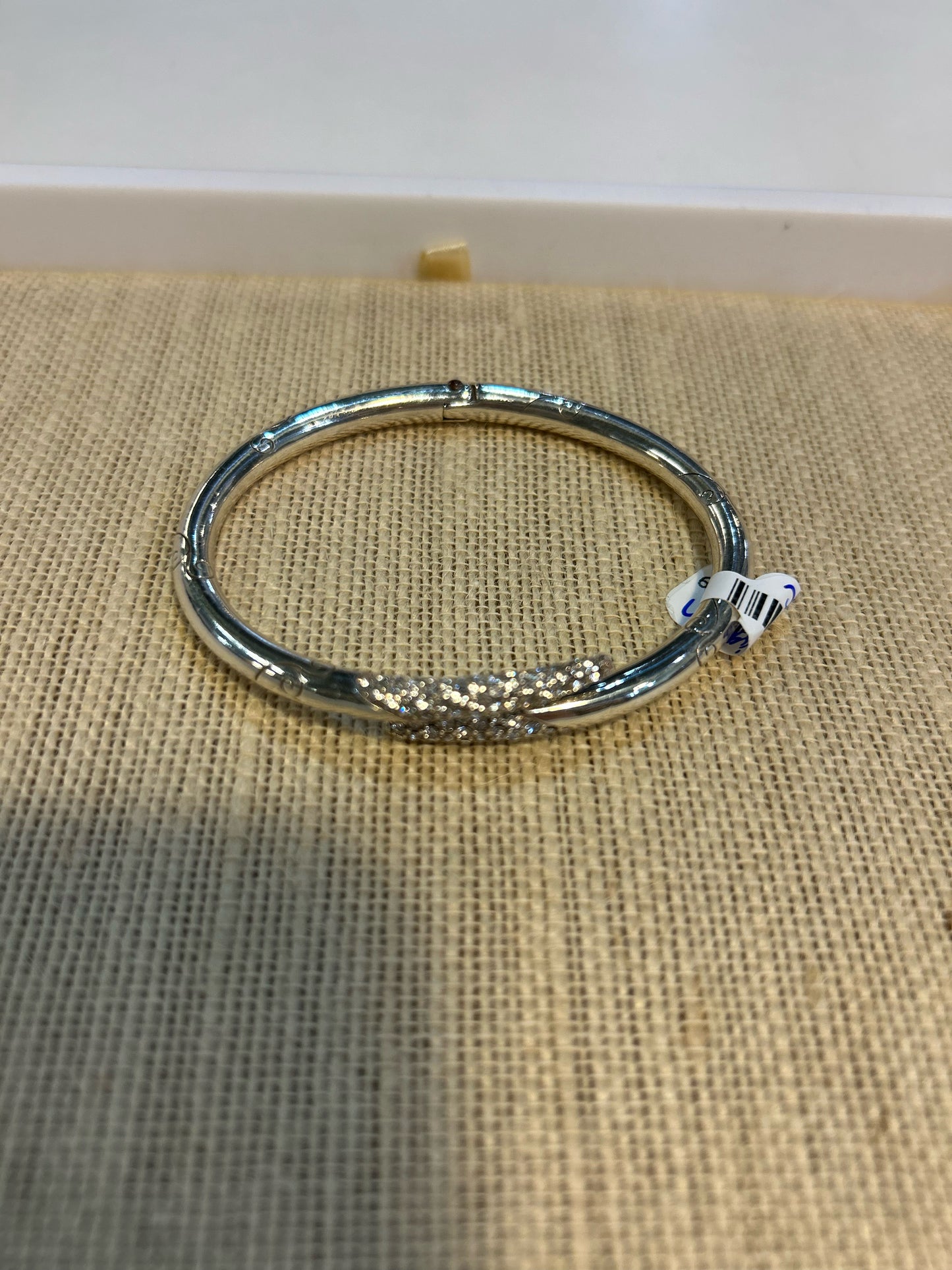 Brighton Crystal Hinged Bangle