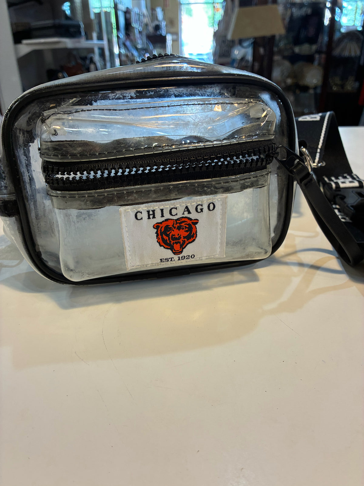 Chicago Bears WEAR by Erin Andrews Clear Stadium Fanny Pack