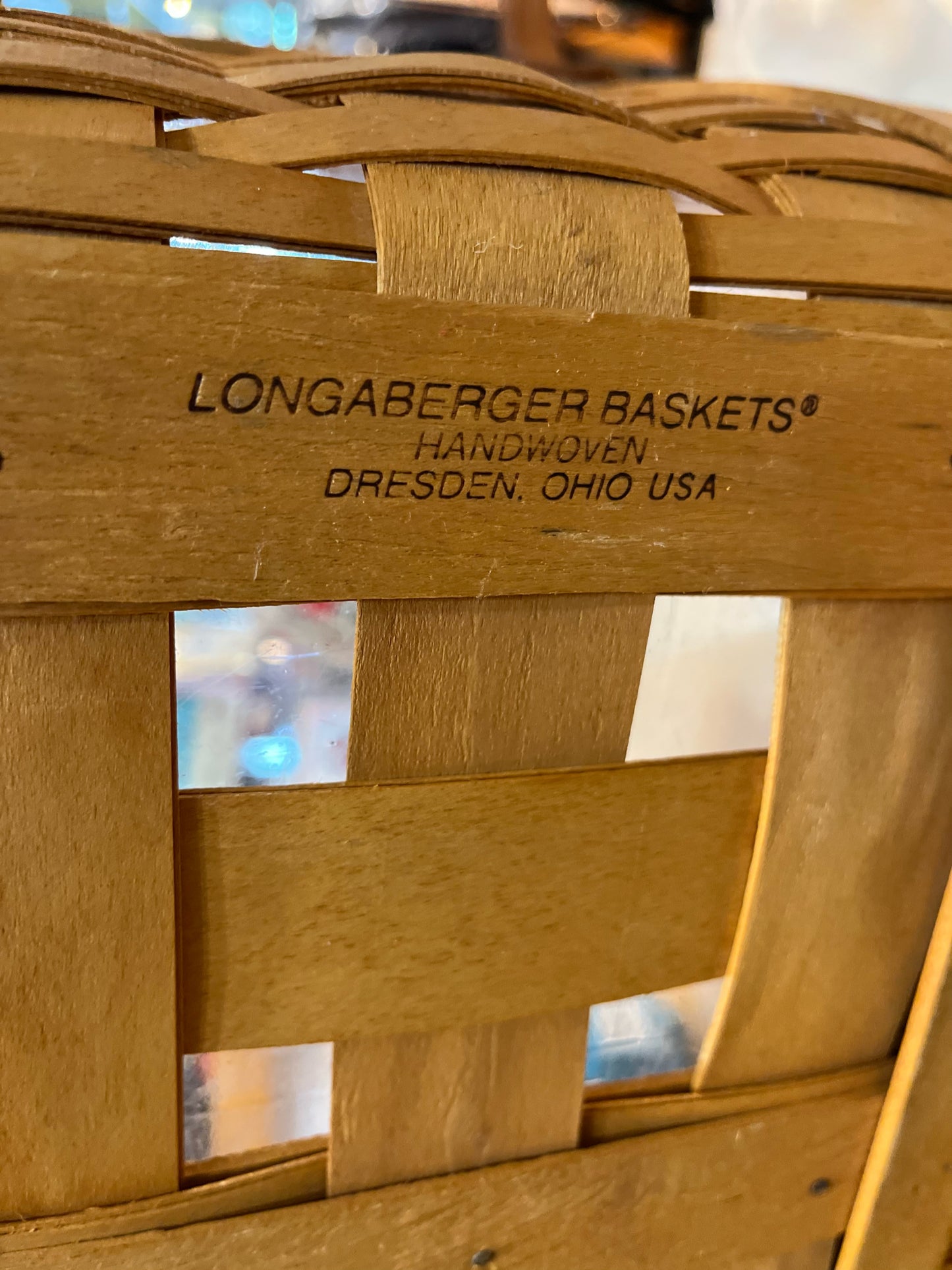 Longaberger "Hostess Wash Day Basket"