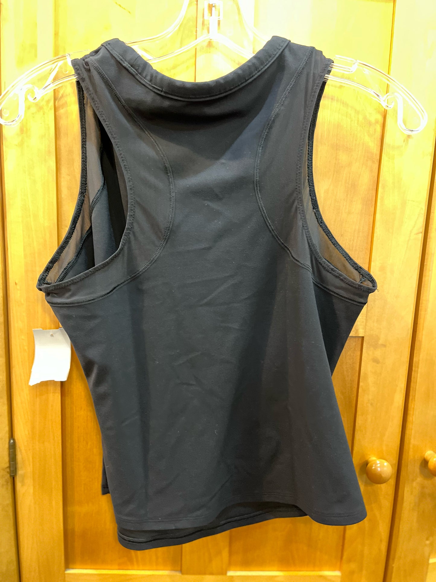 Athleta Black "Transcend Racerback Mesh" Tank