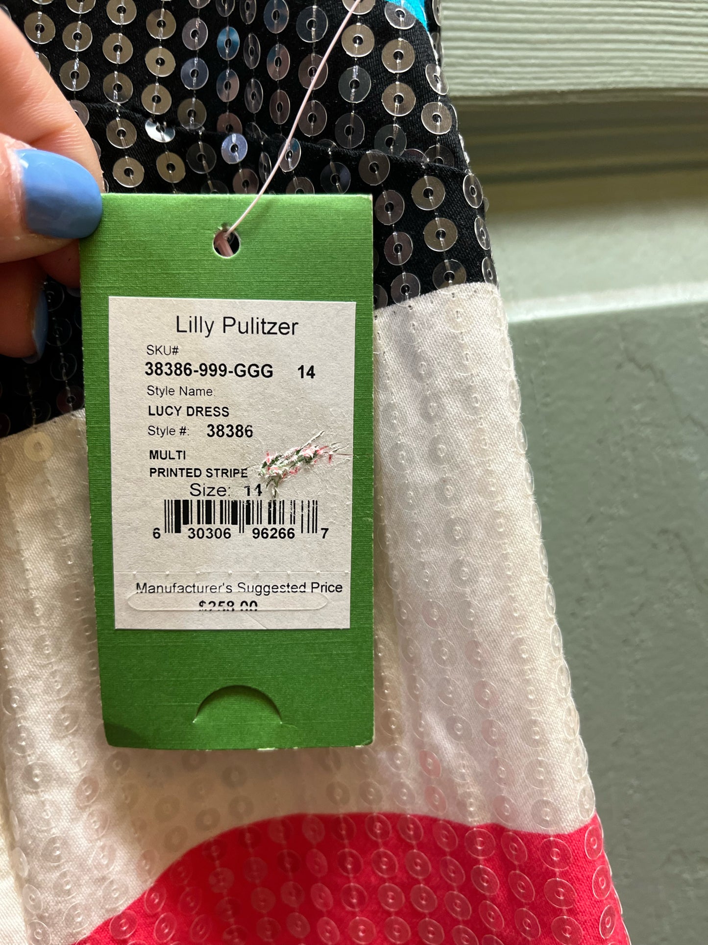 NWT Lily Pulitzer Multi-Color Sequin Dress