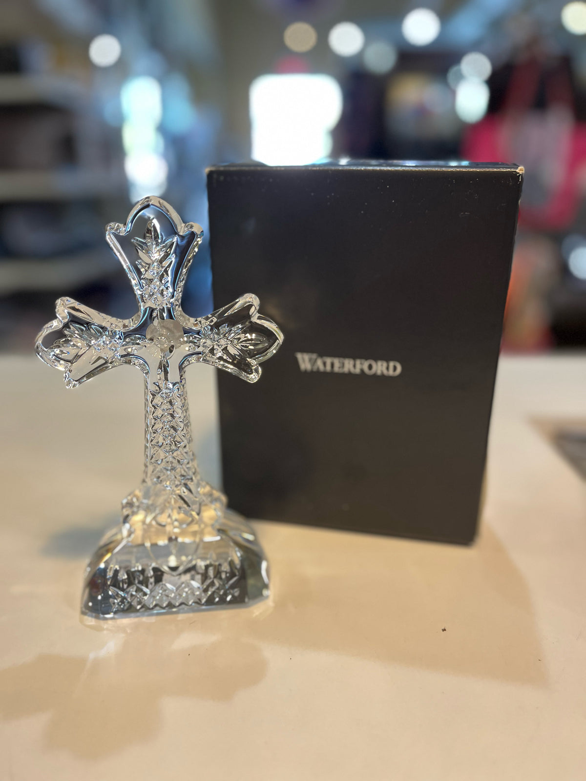 NIB Waterford Lismore Cross Figurine