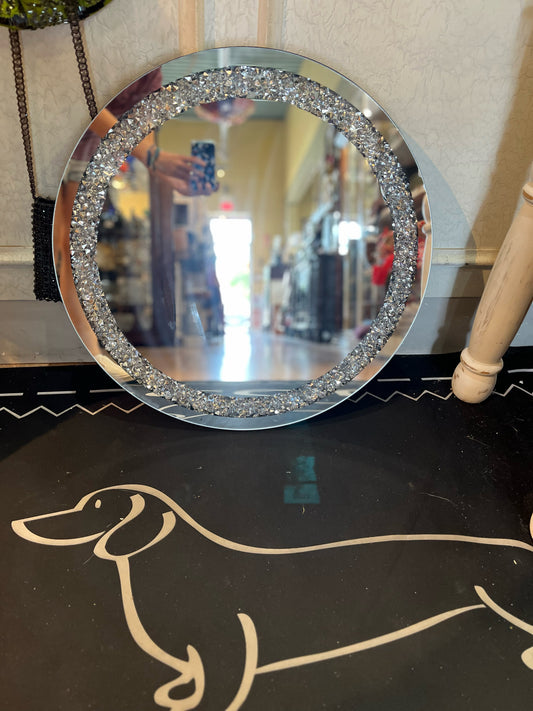 Crystal Inlay Mirror