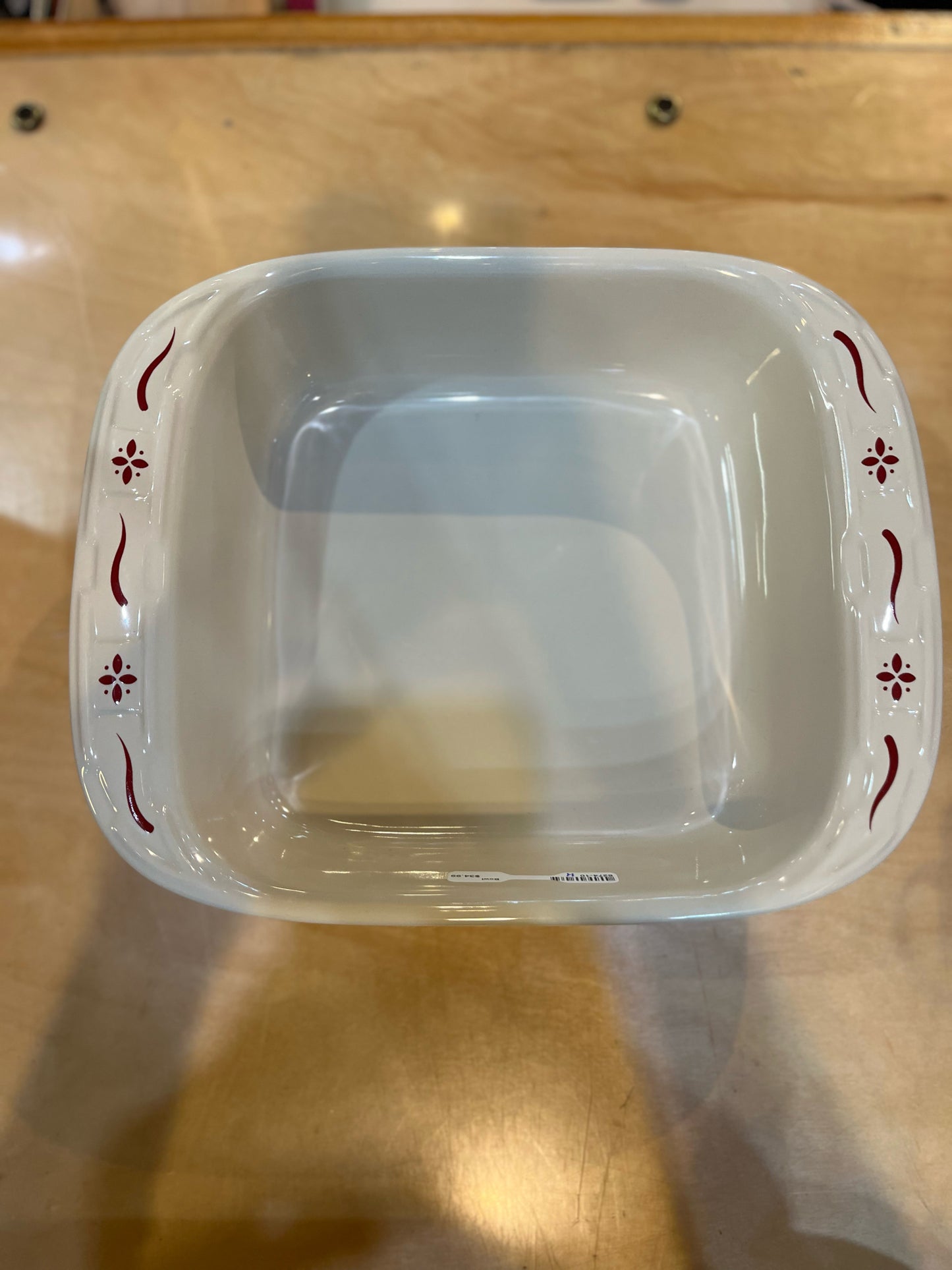 Longaberger Pottery Woven Traditions Heritage casserole dish