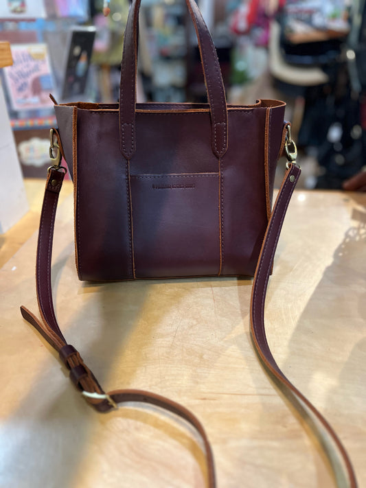 Portland Leather Goods “Lola Crossbody Tote” Handbag