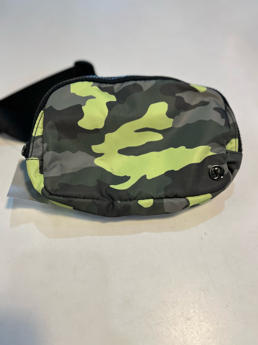 Lululemon Green Camo Belt Bag