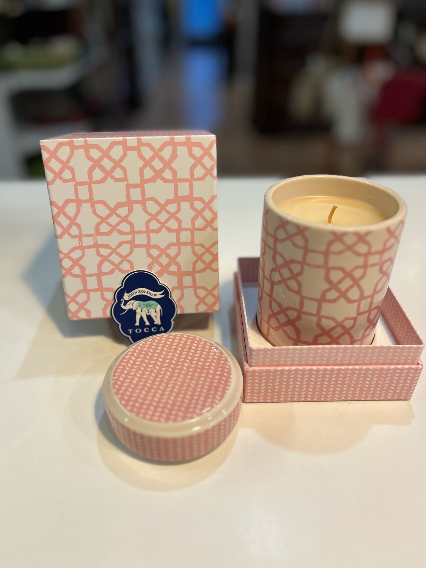 Tocca x John Robshaw "Pondicherry" Candle