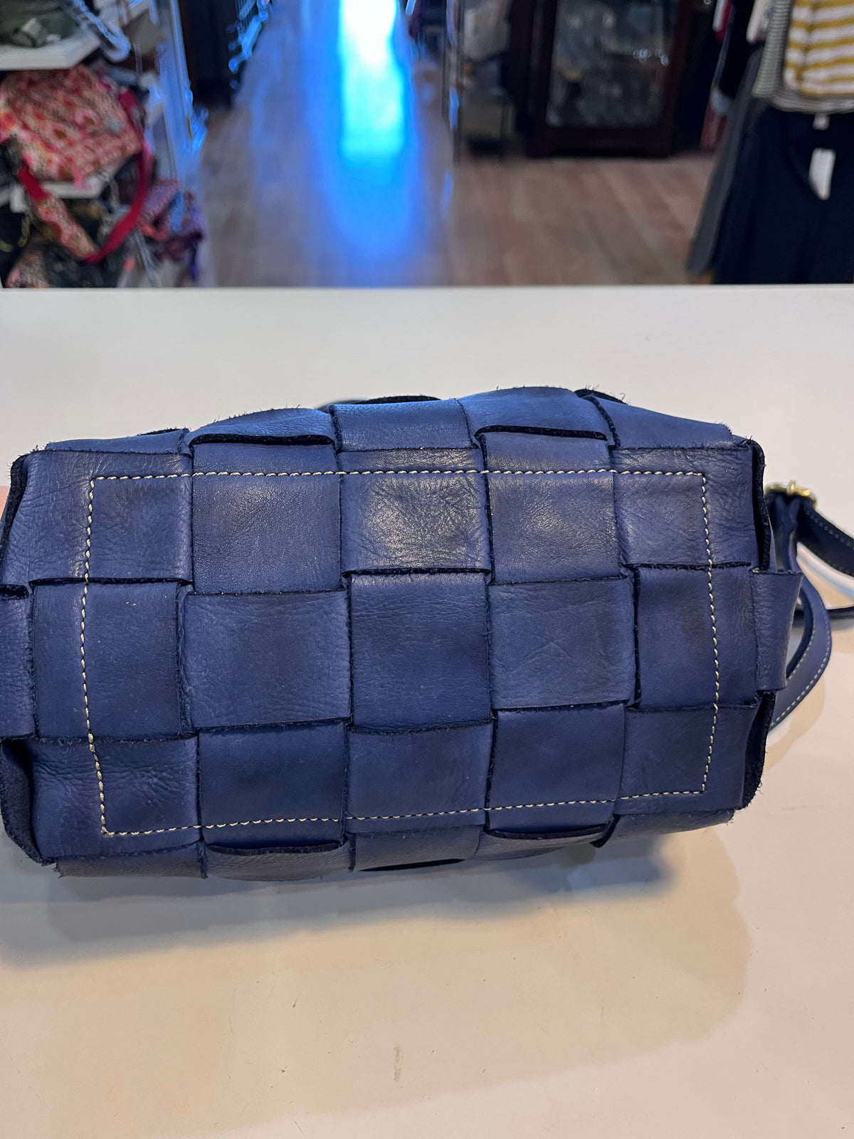 Sundance Basketweave Crossbody Handbag