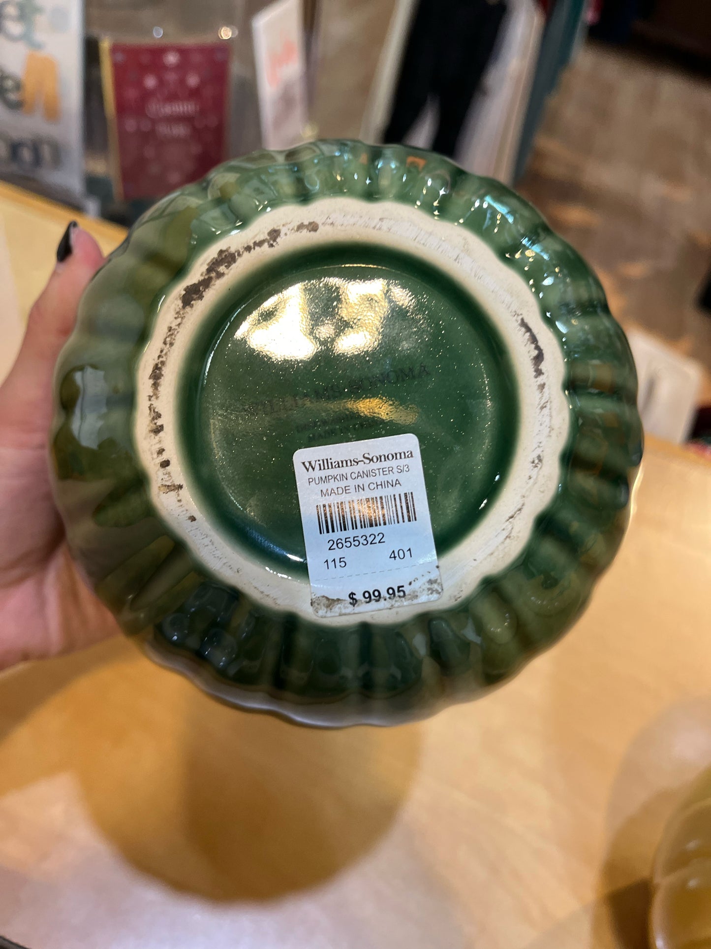 Williams Sonoma fall decor