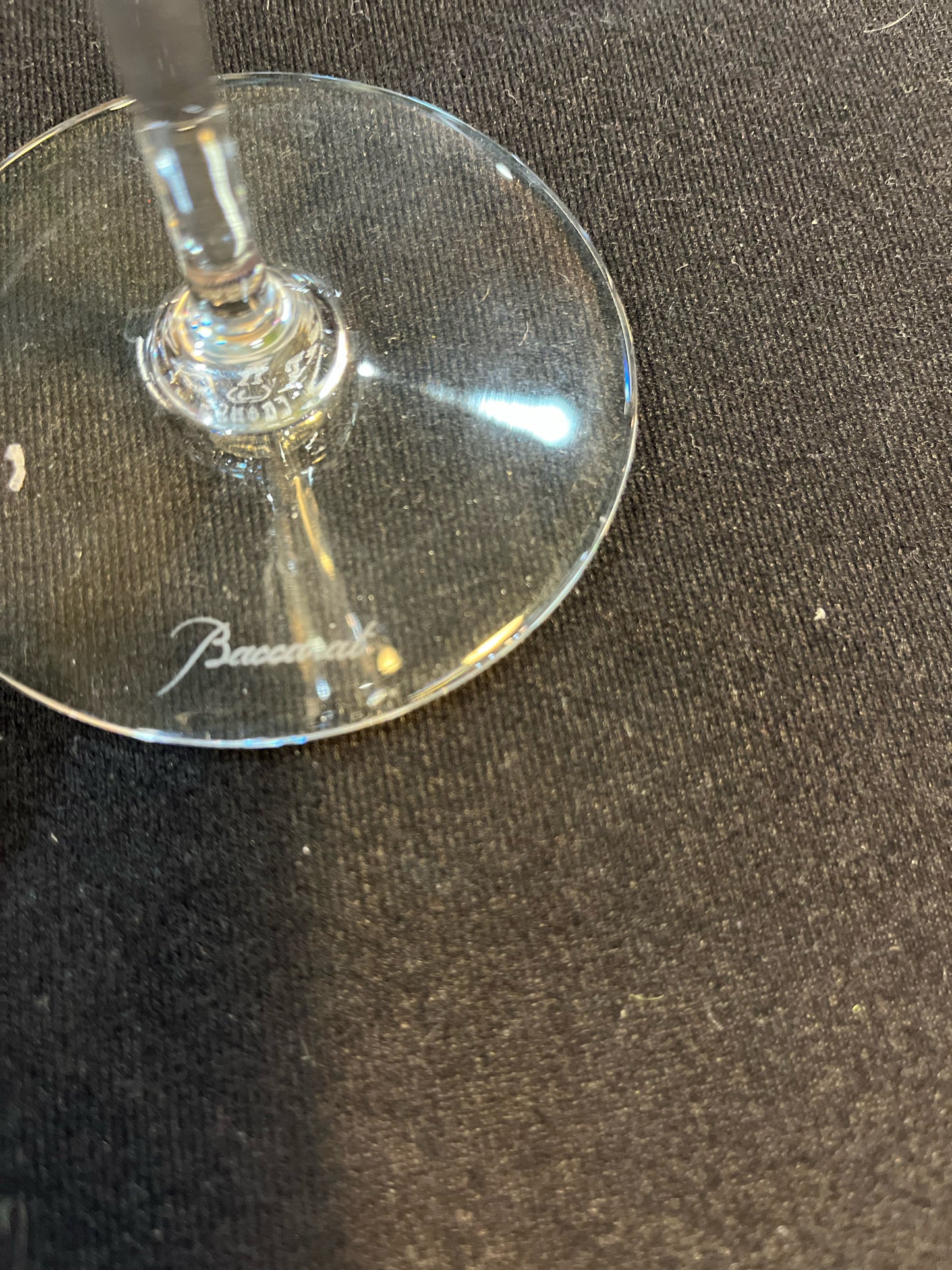 Baccarat Set of 2 Dom Perignon Champagne Flutes