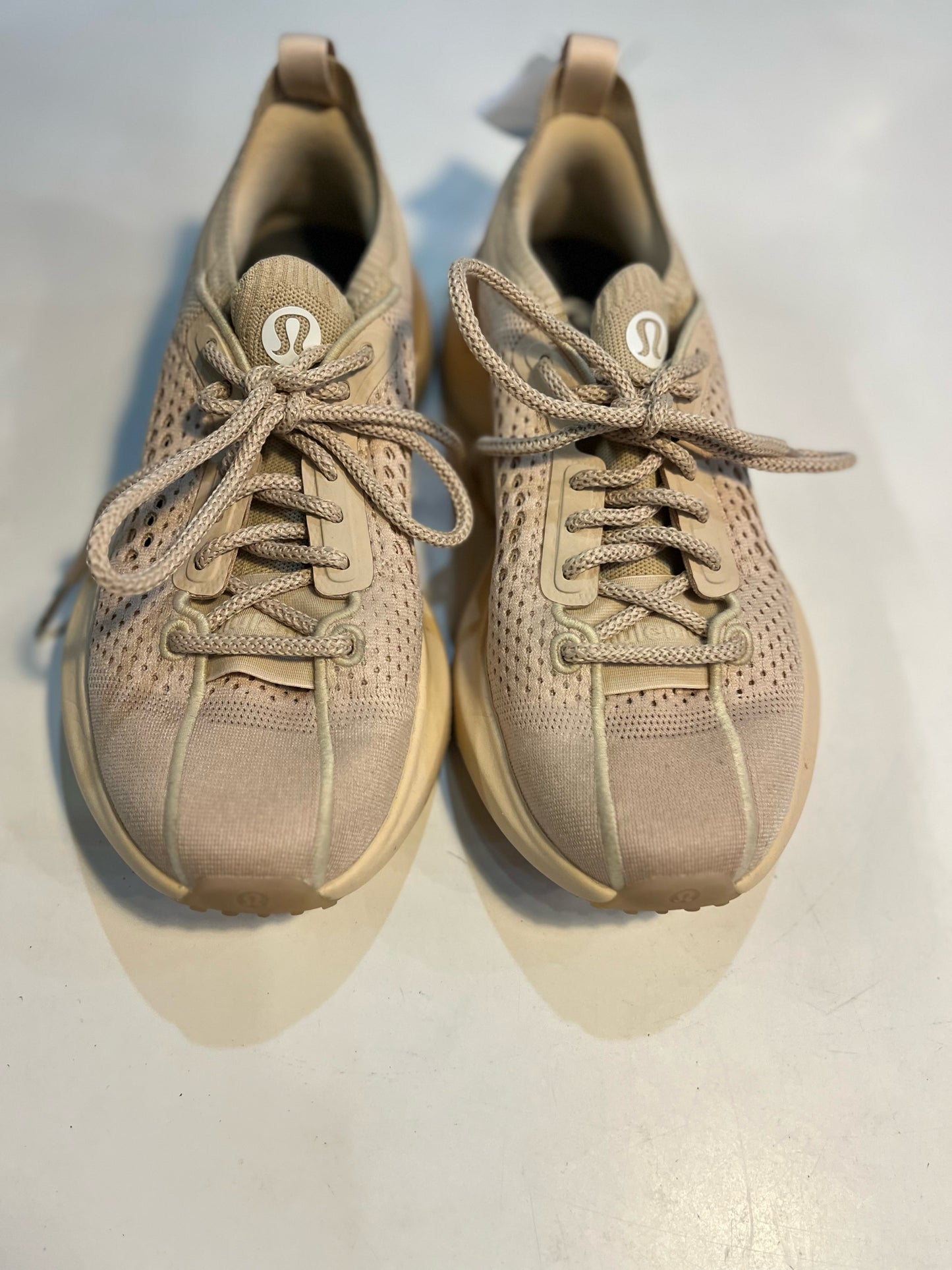 Lululemon Cream "Chargefeel 3 Workout" Sneakers
