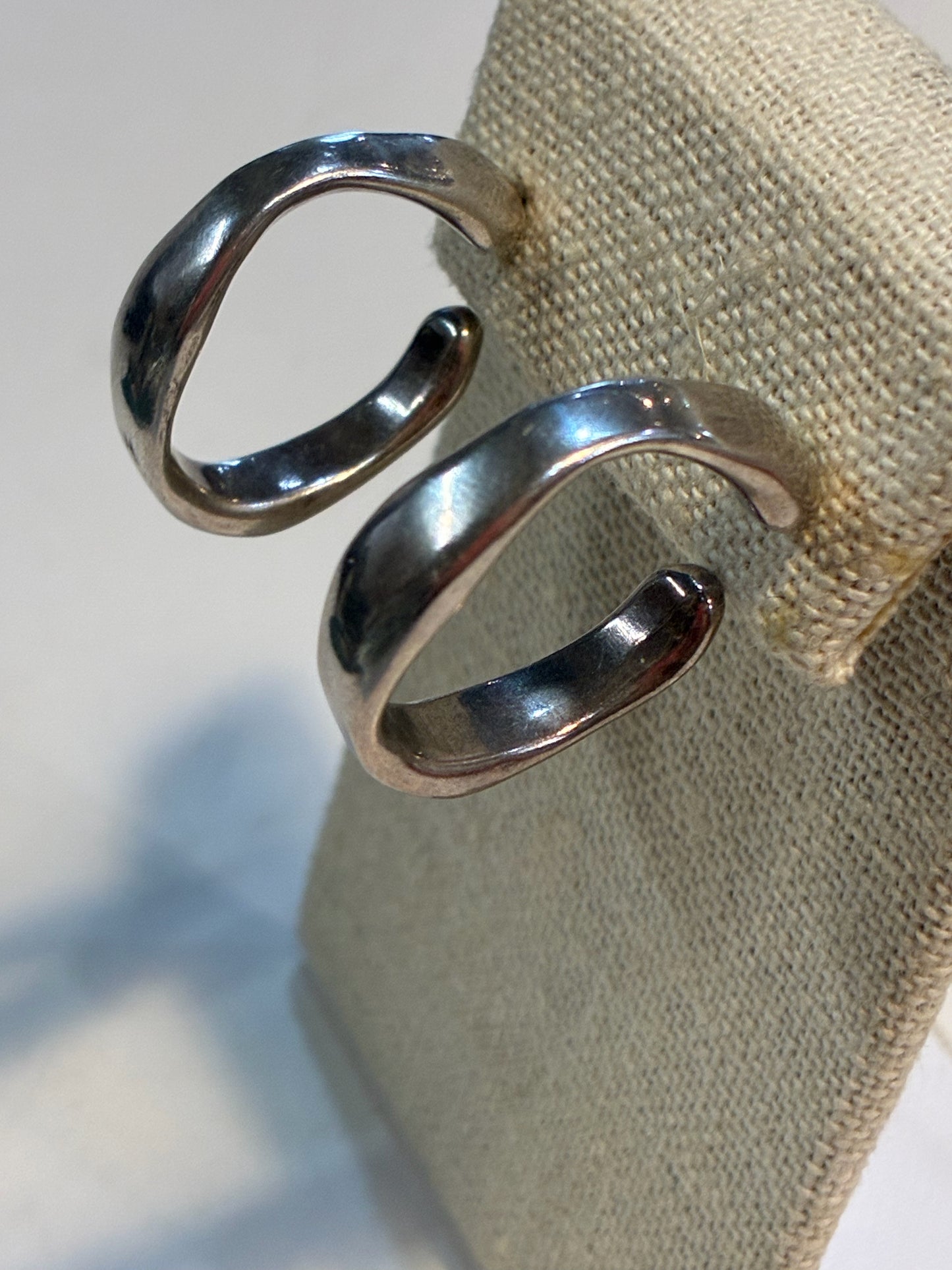Uno de 50 Silver Hoop Earrings
