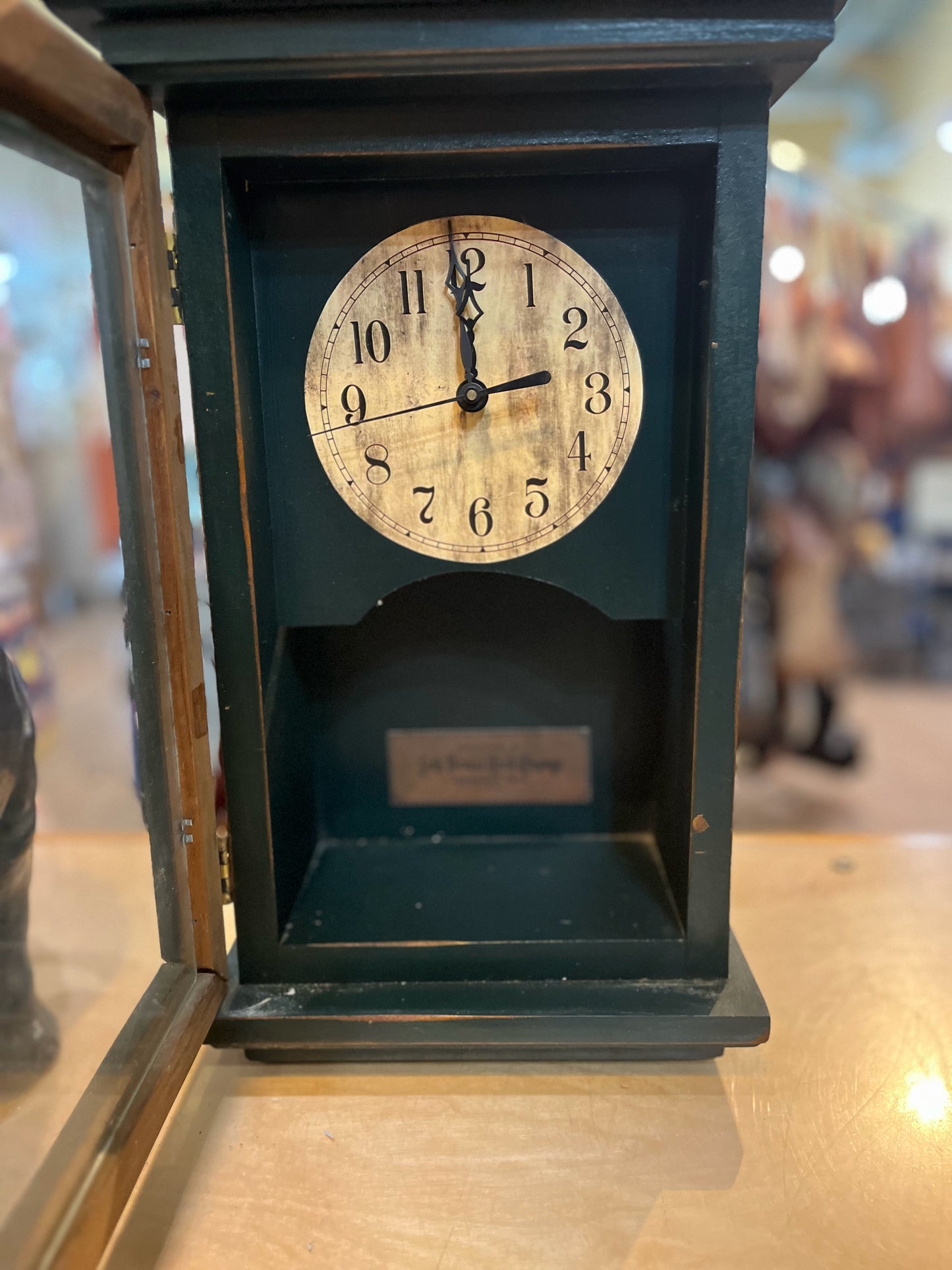 Seth Thomas Green Mantel Clock