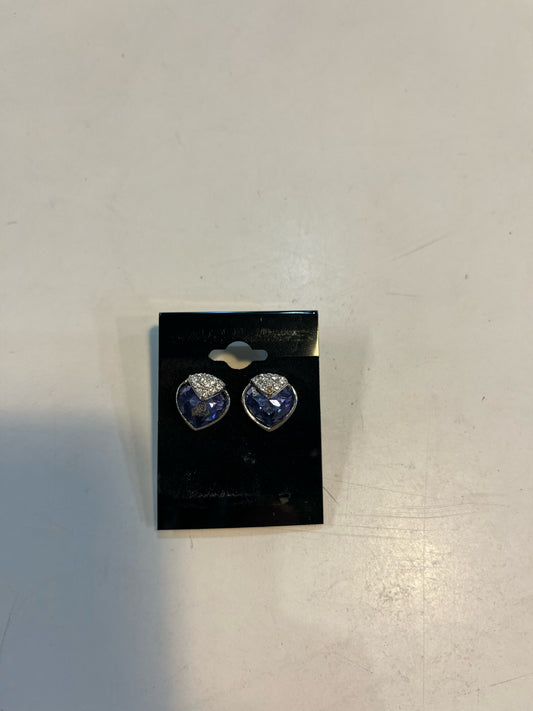 Swarovski Purple Crystal Stud Earrings