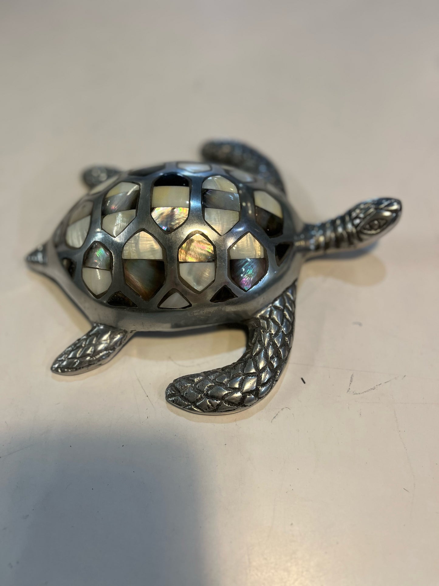 Mother of Pearl & Abalone Turtle Figurine