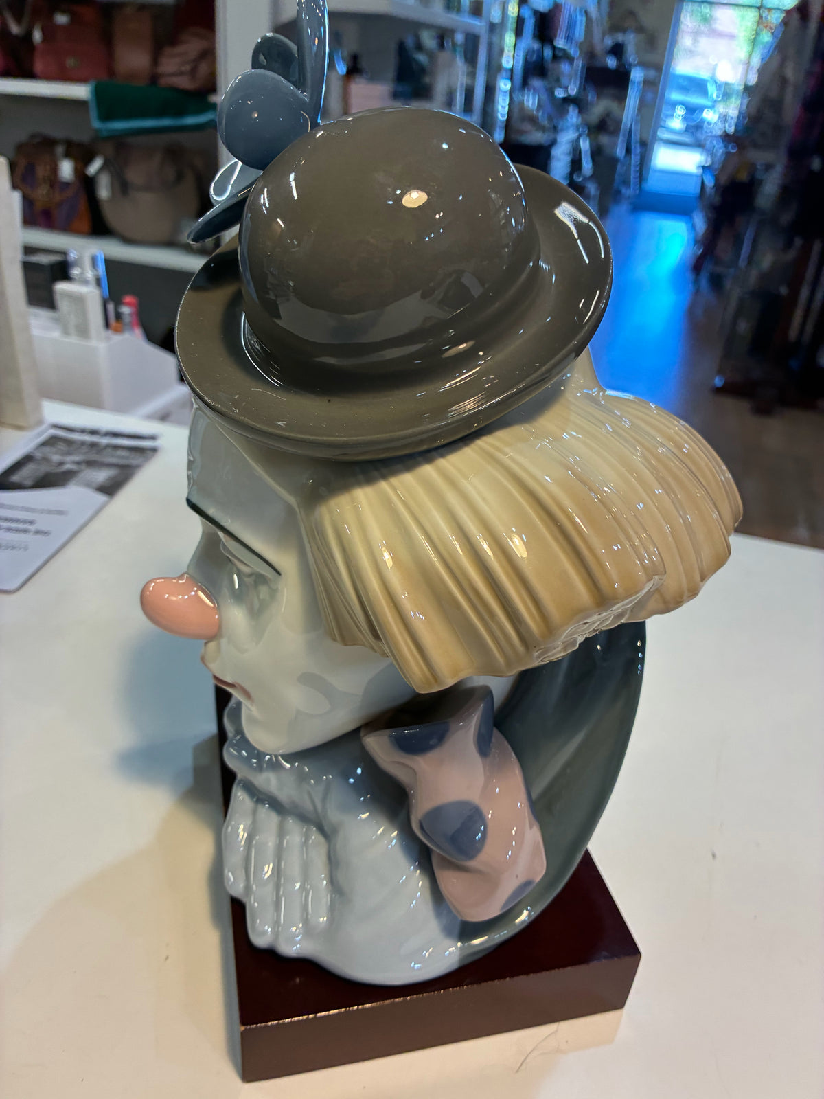 Lladro Pensive Clown Bust  #5130