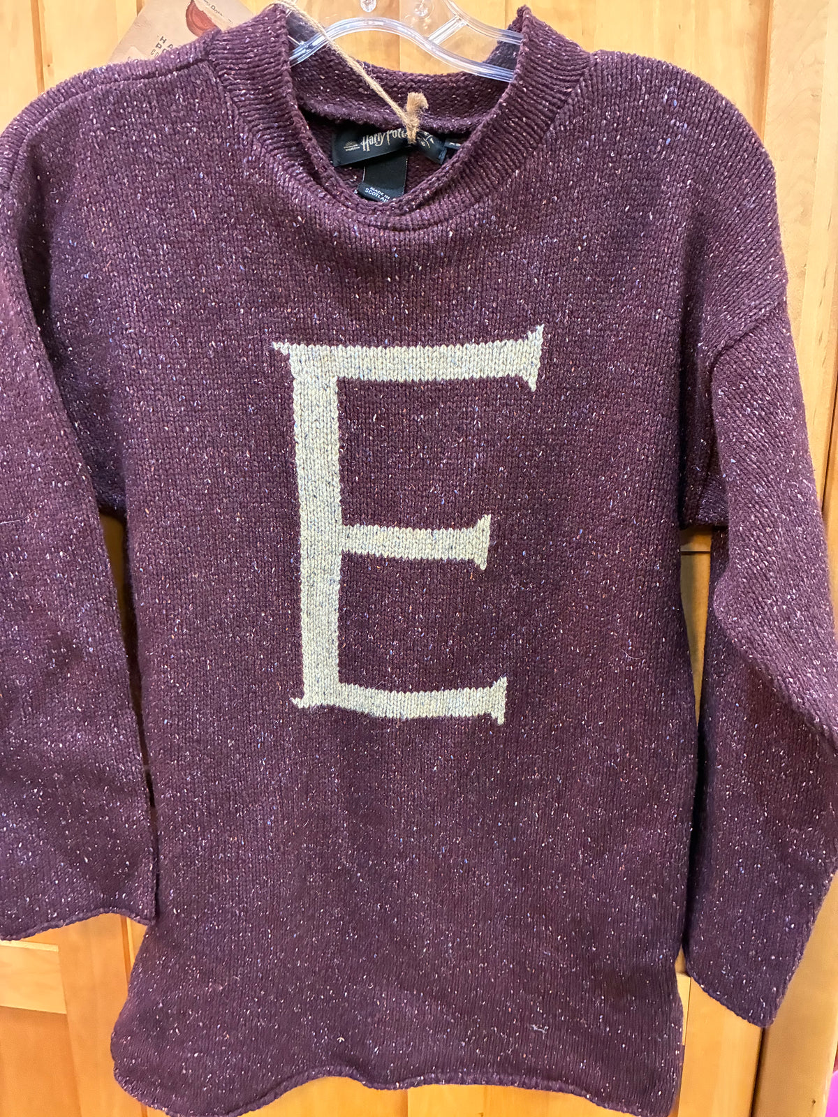 NWT Harry Potter "E" Sweater