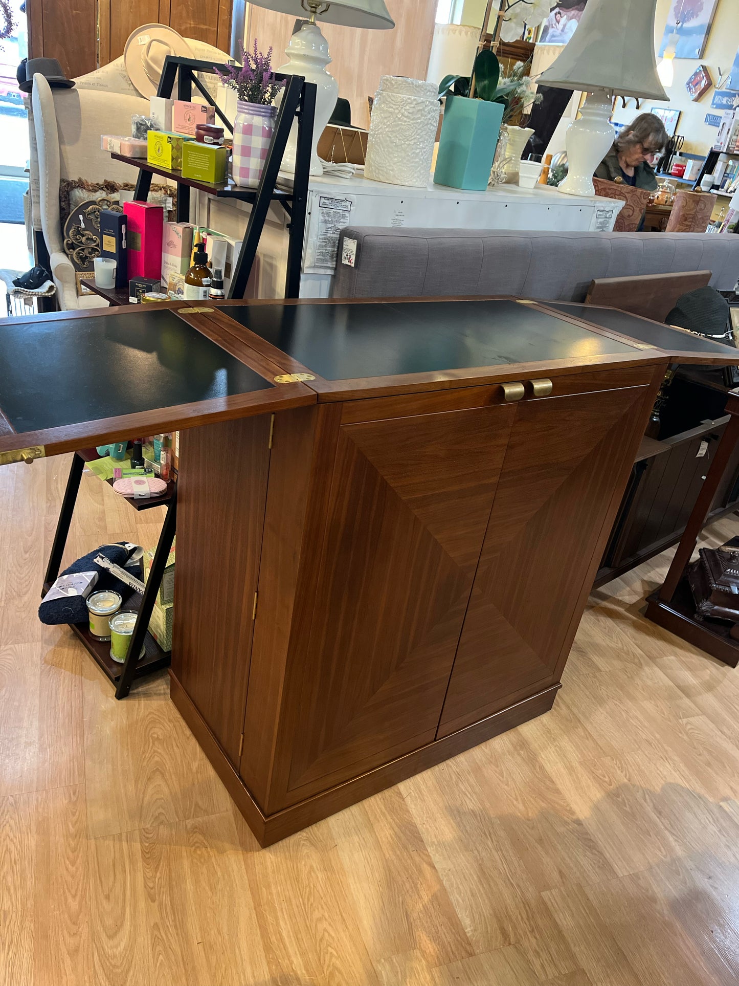 Crate&Barrel “Maxine” Bar Cart