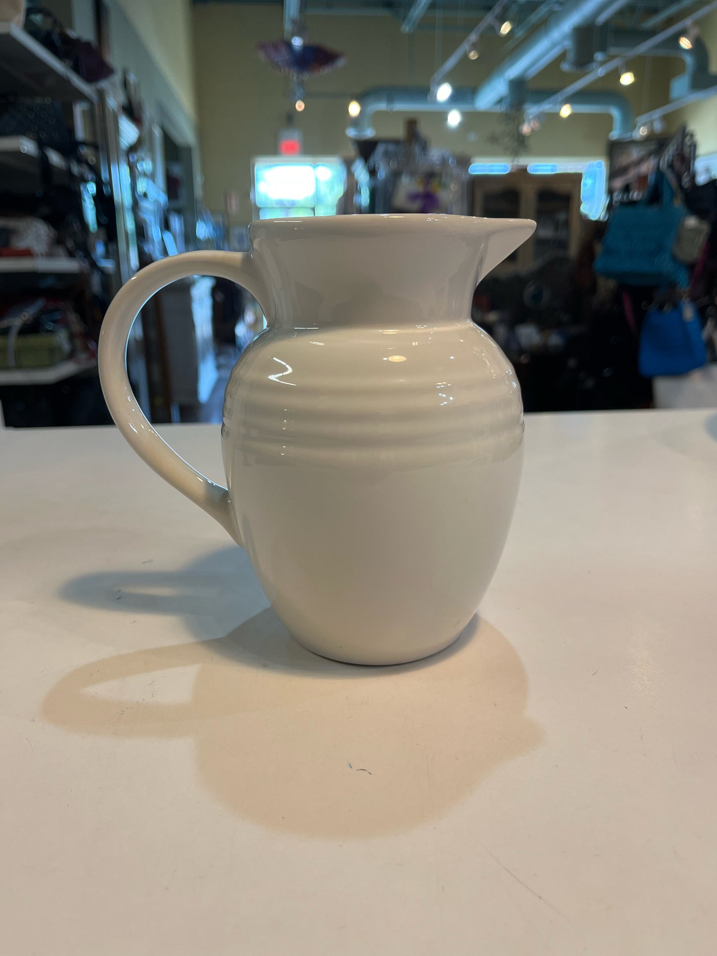 Le Creuset White Pitcher