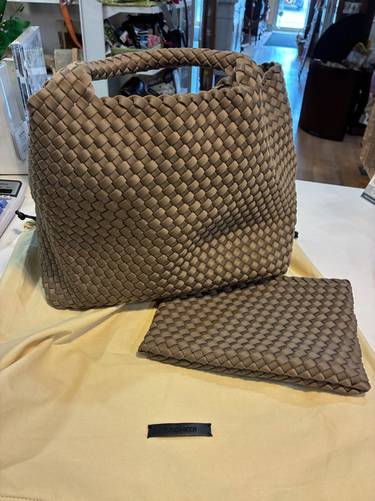 Naghedi Olive Green Medium Tote