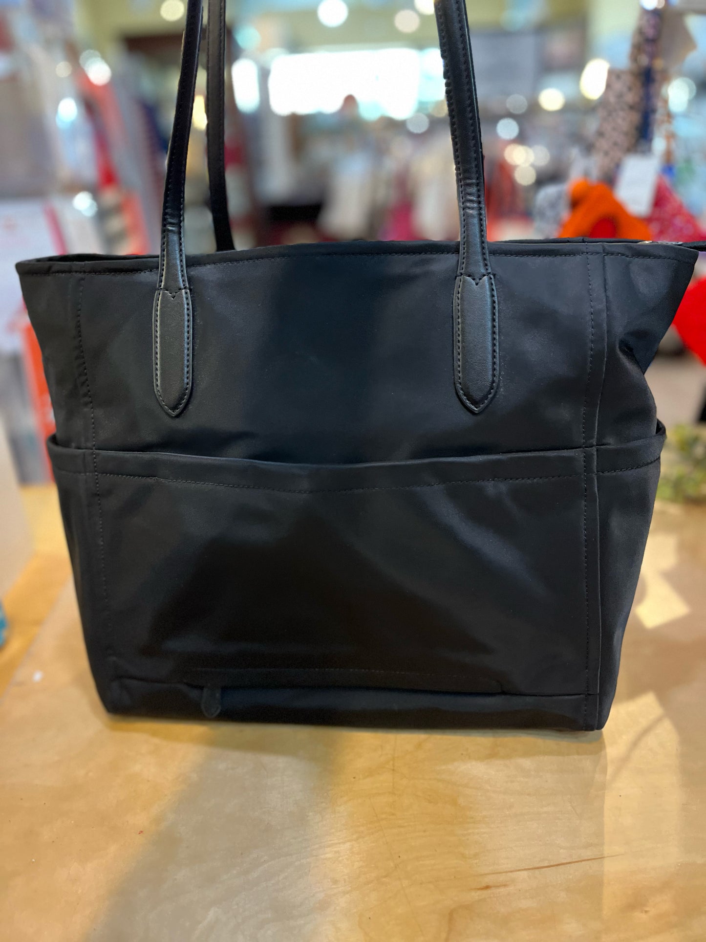 Kate Spade Black Nylon "Chelsea Tote" Handbag