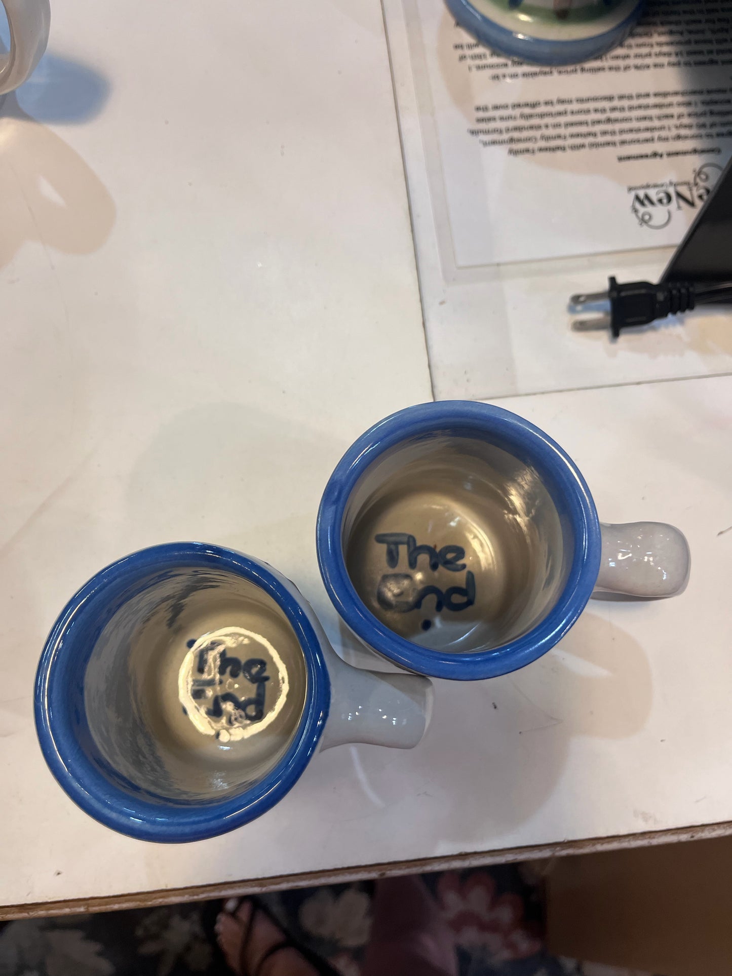 MA Hadley small boy & girl mug set