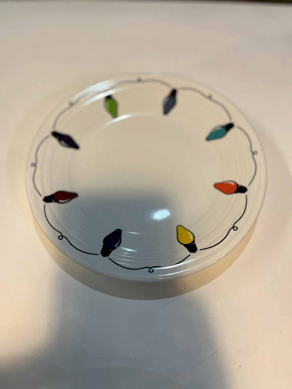 Fiestaware "String of Lights" Plate