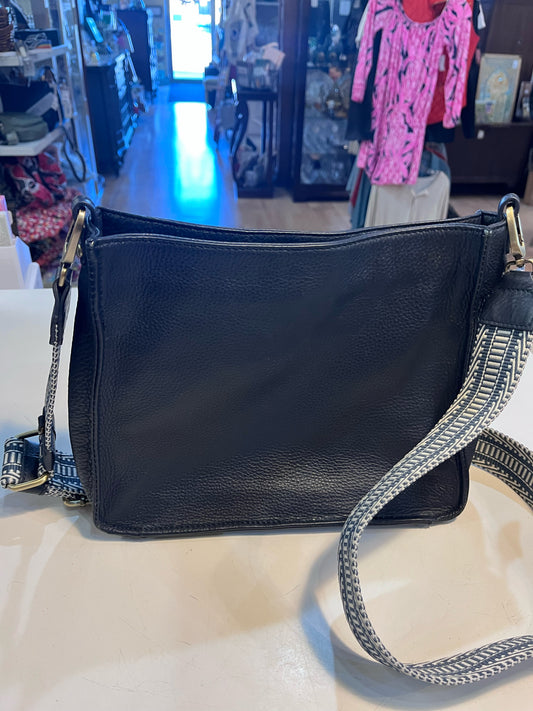 HOBO Navy "Cass Leather" Handbag