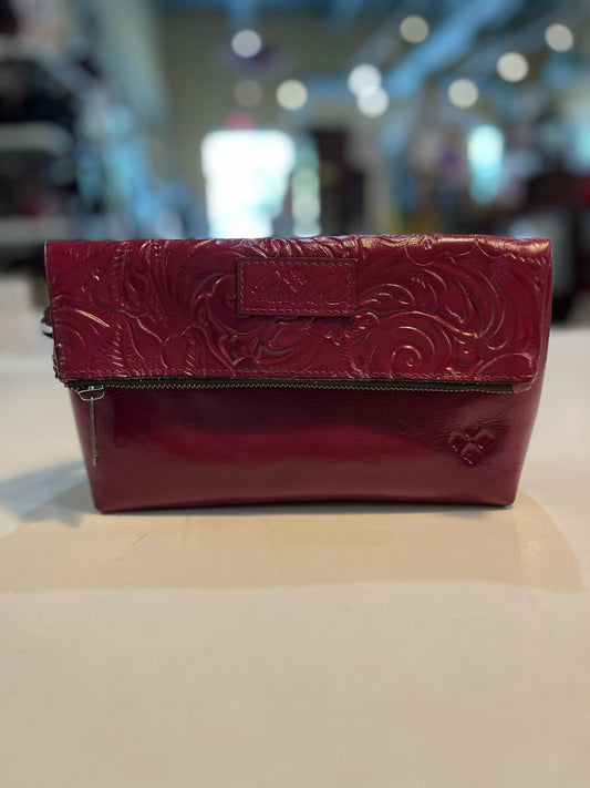 Patricia Nash "Valerie" Burgundy Wristlet