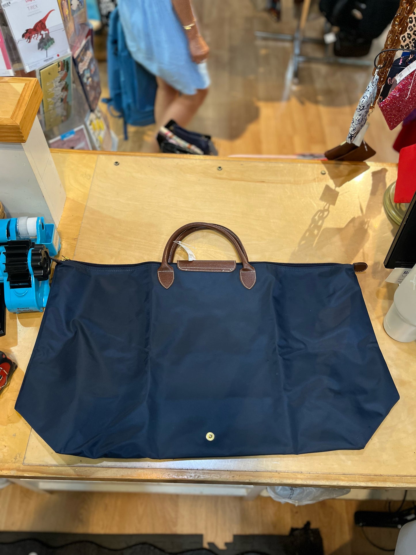 Longchamp Navy Luggage