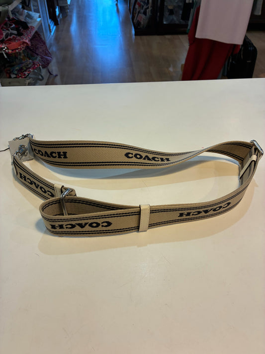 Coach Leather Colorblock Webbing Purse Strap