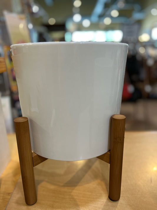 Large White Pot