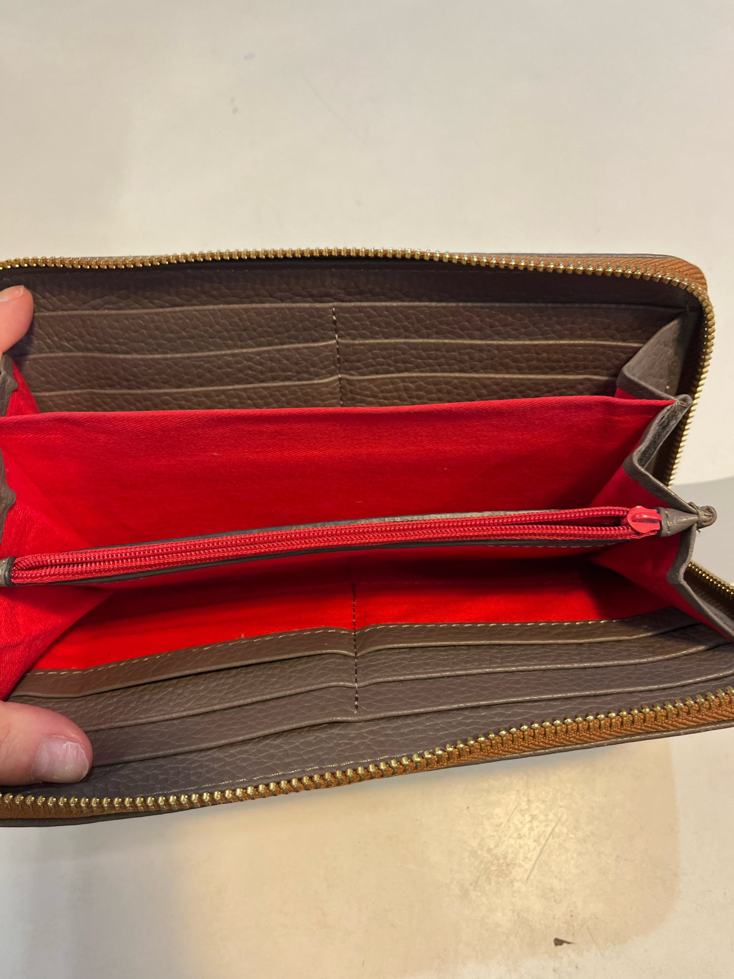 Dooney & Bourke Gray Leather Wallet