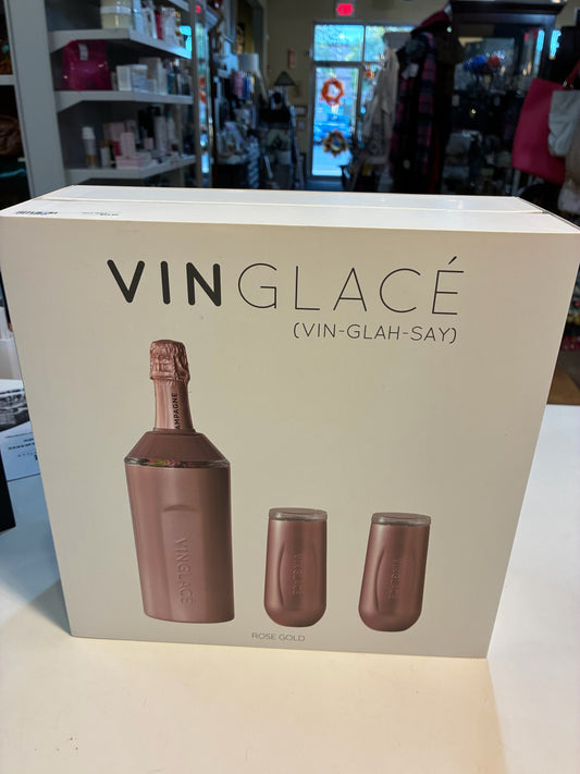 Vin Glace Rose Gold Champagne Set