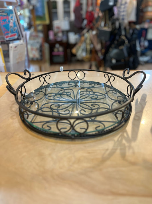 Southern Living "Jamestown" Round Tray