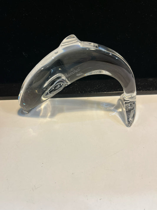 Baccarat Dolphin Figurine